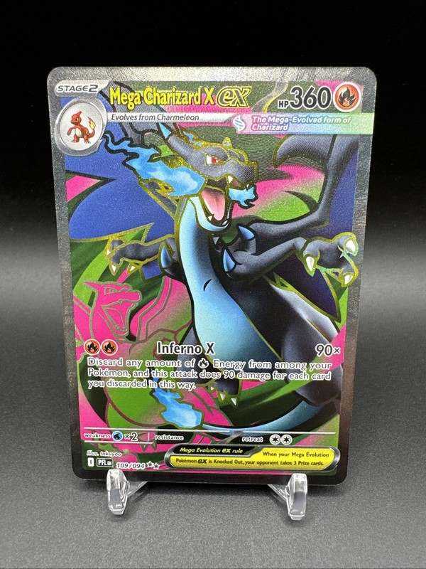 Mega Charizard X ex – 109/094 – PFL – Full Art – Near Mint