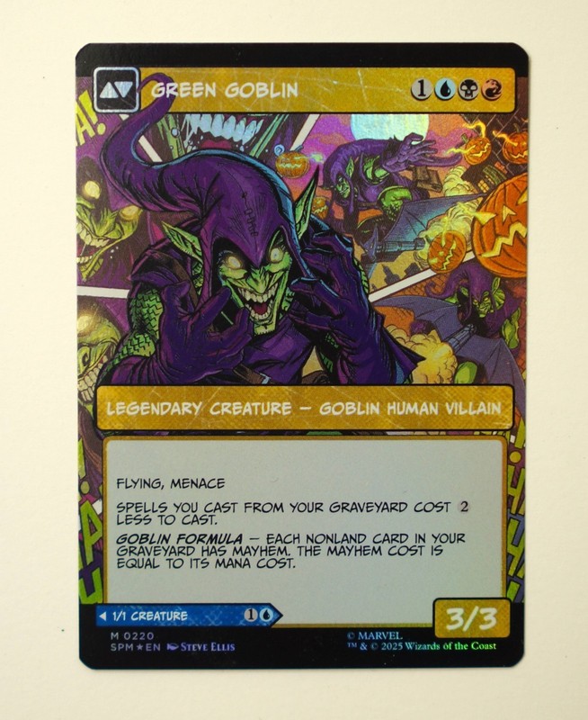 Norman Osborne / Green Goblin - Foil -Magic the Gathering Spider Man gallery