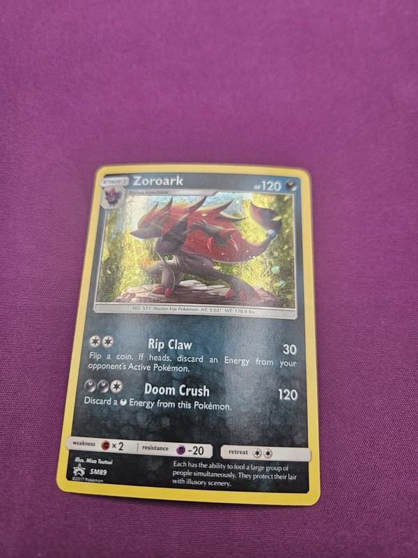 Pokemon TCG Zoroark SM89 SM Promo Holo Stage 1 120 HP ENG Misa Tsutsui
