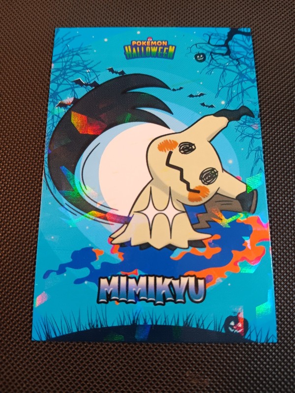Pokemon 2024 Card Database Halloween Set Mimikyu 3 Cracked Holo Peru US Seller