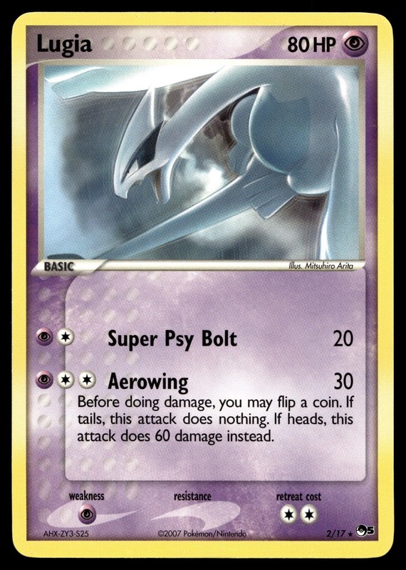 Lugia Pokemon POP Series 5 002/017 LP