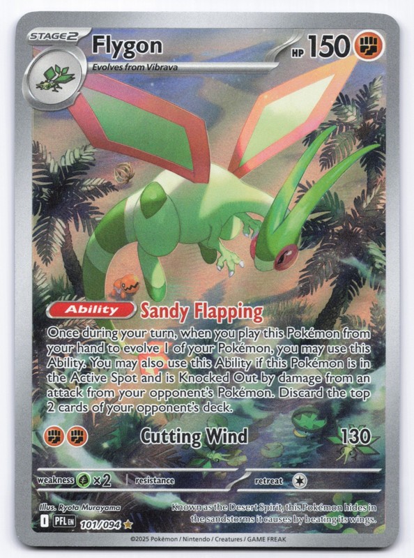 Pokémon TCG Flygon 101/094 Phantasmal Flames NM