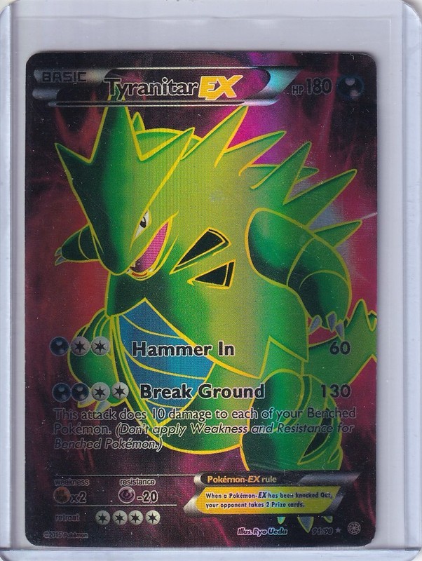 XY – Ancient Origins #91/98 Tyranitar EX (91 Full Art)