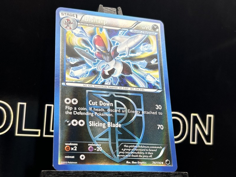 Bisharp (Team Plasma) 74 Pokemon Card -Plasma Freeze -Reverse Holo LP CONDITION gallery