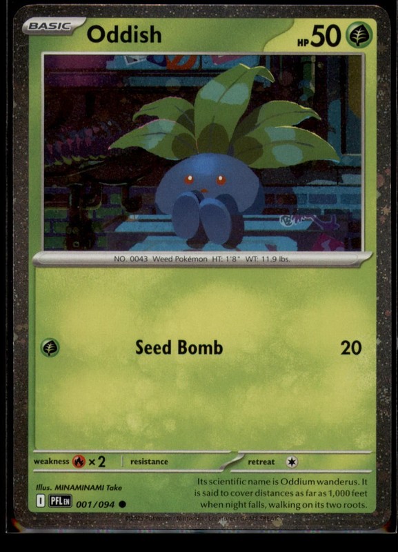 Oddish (Cosmos Holo) 001/094 Holo Miscellaneous Cards & Products NM/M Pokemon