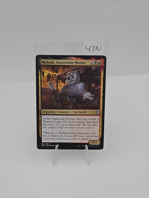 Mahadi, Emporium Master #282 (NM) Baldur’s Gate CLB Magic MTG