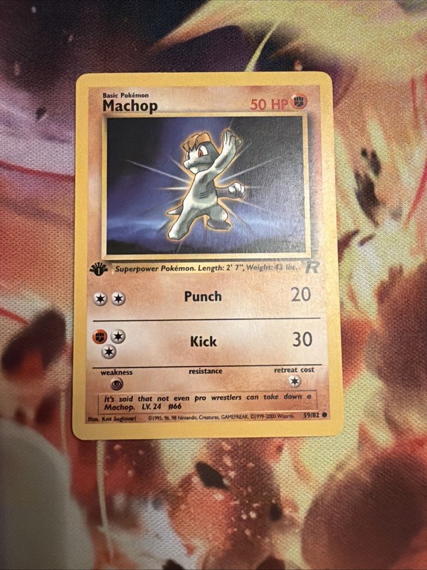 Pokemon TCG – Machop Team Rocket 59/82 1st Edition
