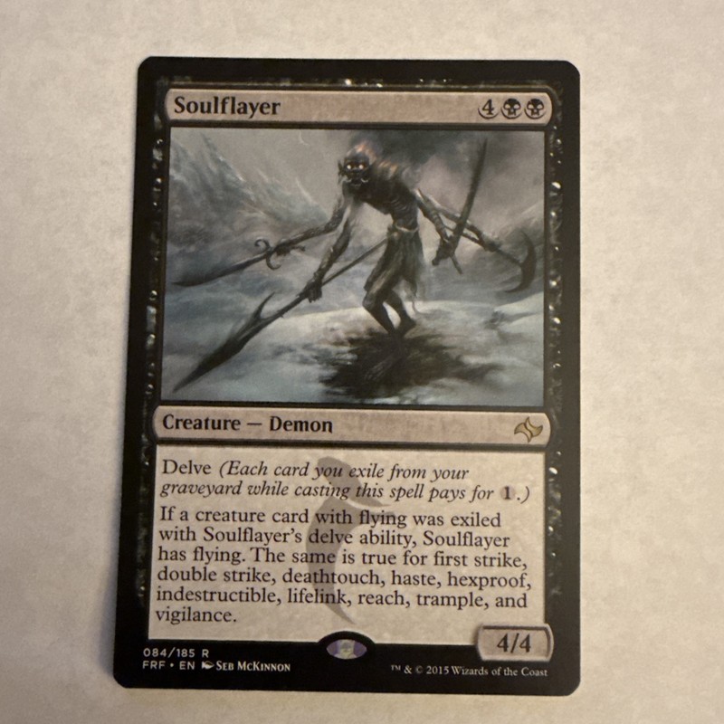 Soulflayer MTG Fate Reforged Magic EDH Commander