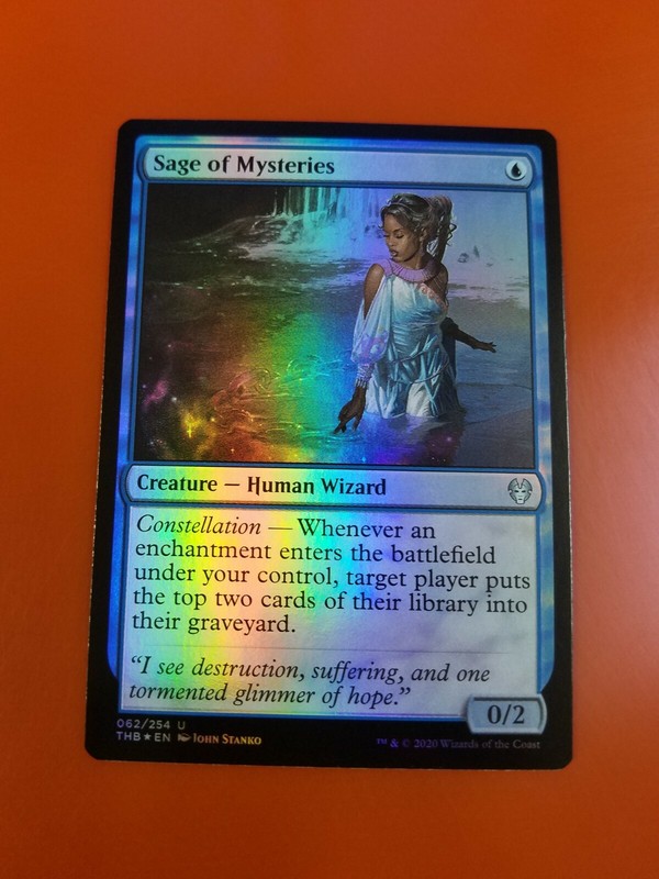 1x Sage of Mysteries | FOIL | Theros Beyond Death | MTG Magic Cards gallery