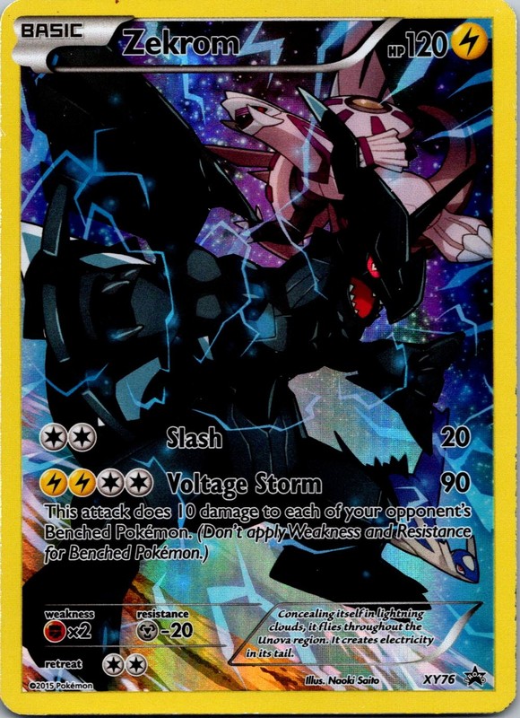 XY Promos #XY76 Zekrom (Full Art Promo)