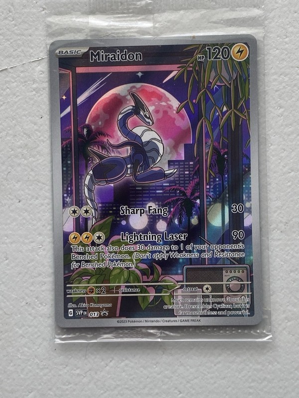 Miraidon SVP013 Holo Promo SV: Scarlet & Violet Promo Cards English 2023