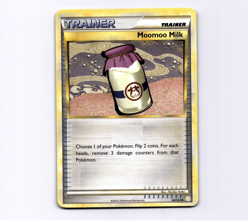 Moomoo Milk 94/123 HeartGold SoulSilver 2010 Pokemon Noriko Hotta LP