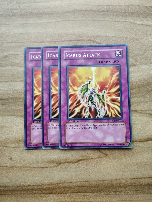 Yu-Gi-Oh! – Icarus Attack 3x – Full Playset Of Cards