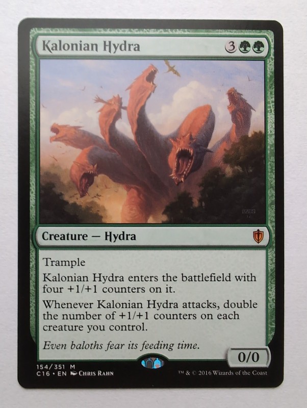 MTG Kalonian Hydra (C16) Commander 2016 Regular Mythic 154/351