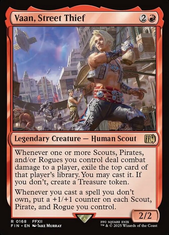 x1 Vaan, Street Thief R MTG Final Fantasy M/NM, English