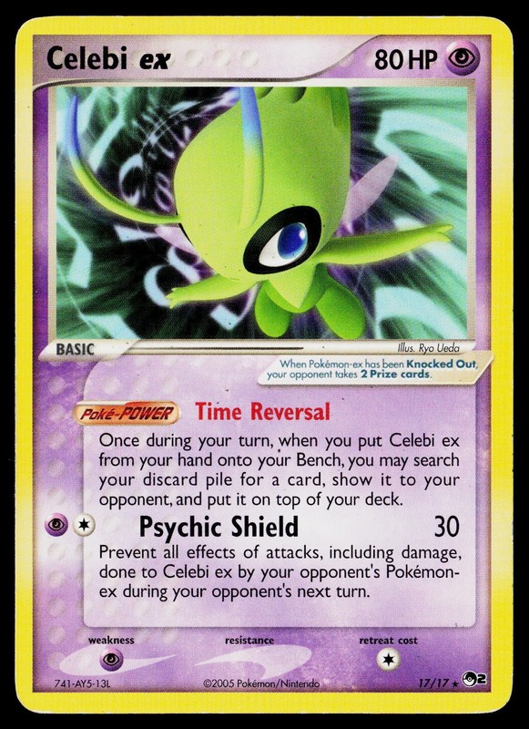 POP Series 2 #017/017 Celebi ex (Non-Holo)