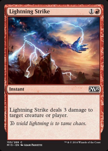Lightning Strike~155/269~LP~(M15) – Magic 2015~MTG
