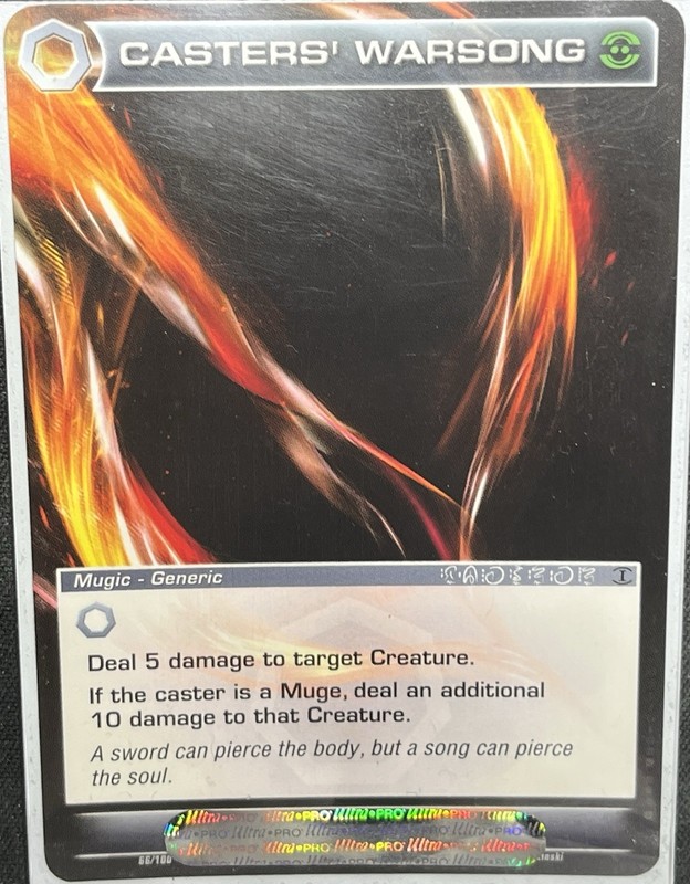 LP Chaotic Casters’ Warsong Zenith of the Hive Uncommon Mugic
