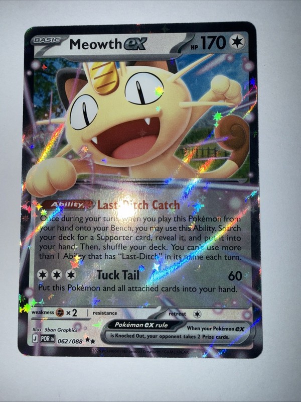 Meowth ex 062/088 Me03: Perfect Order Holo gallery