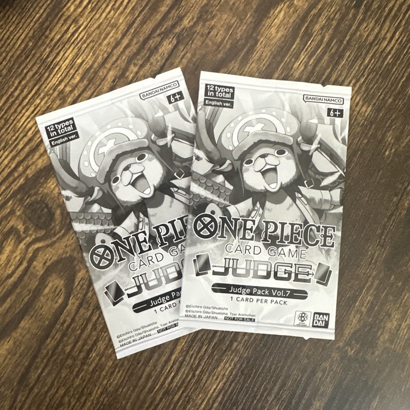 2x One Piece Card Game Judge Pack Vol 7 Pack Sealed Brand New