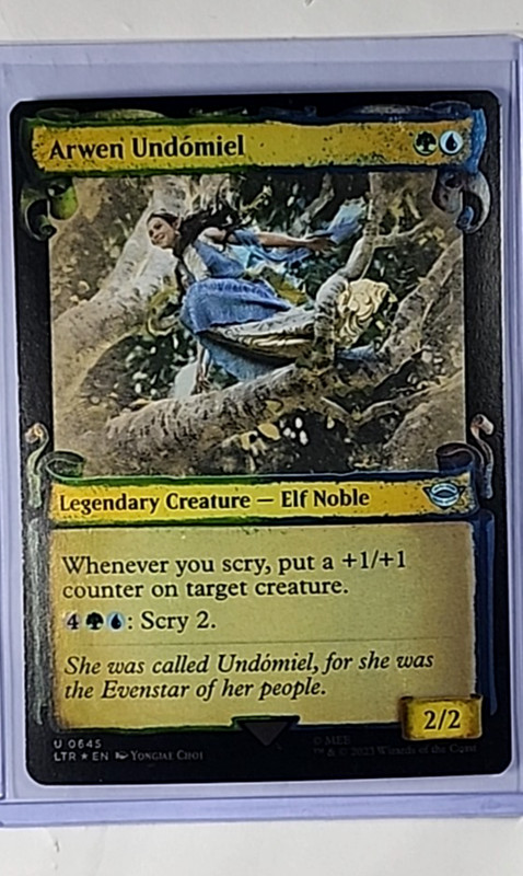 2023 MTG Magic the Gathering LOTR Lord of the Rings Foil #645 Arwen Undomiel LP