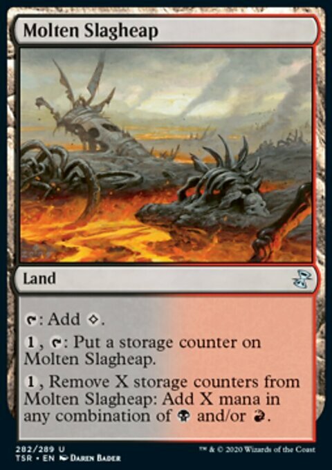 Magic the Gathering MTG Molten Slagheap (282) Time Spiral Remastered LP