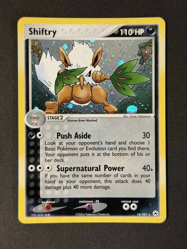Pokemon Shiftry 14/101 Holo Rare EX Hidden Legends 2004 LP