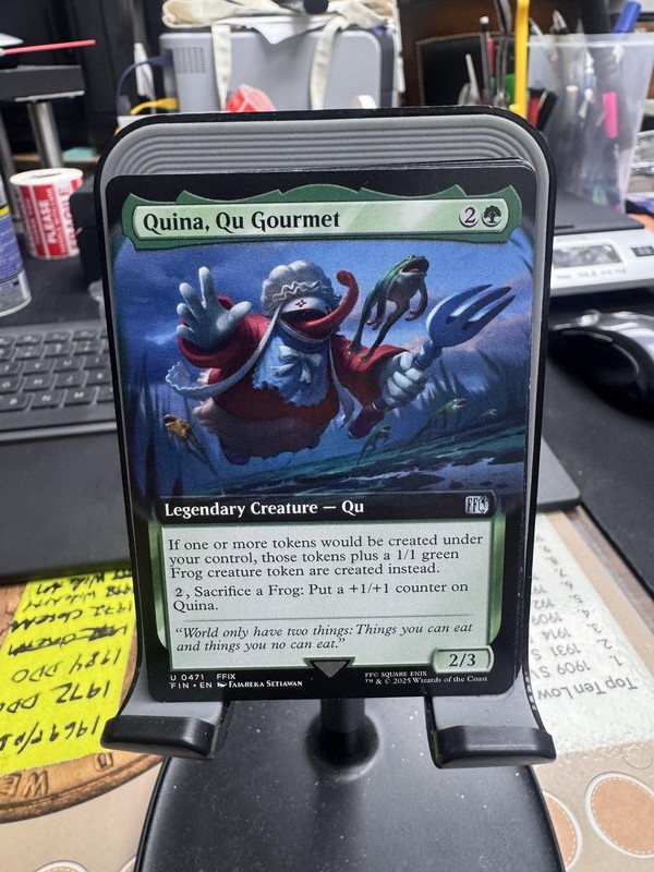 Magic The Gathering Quina Qu Gourmet Legendary Creature FFIX Token Card 2025 MTG