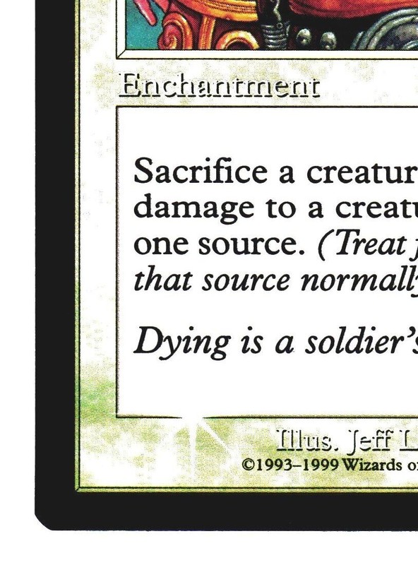 Magic The Gathering Urza's Legacy ULG 1999 #13 Martyr's Cause NM FOIL x1 LOT2 gallery