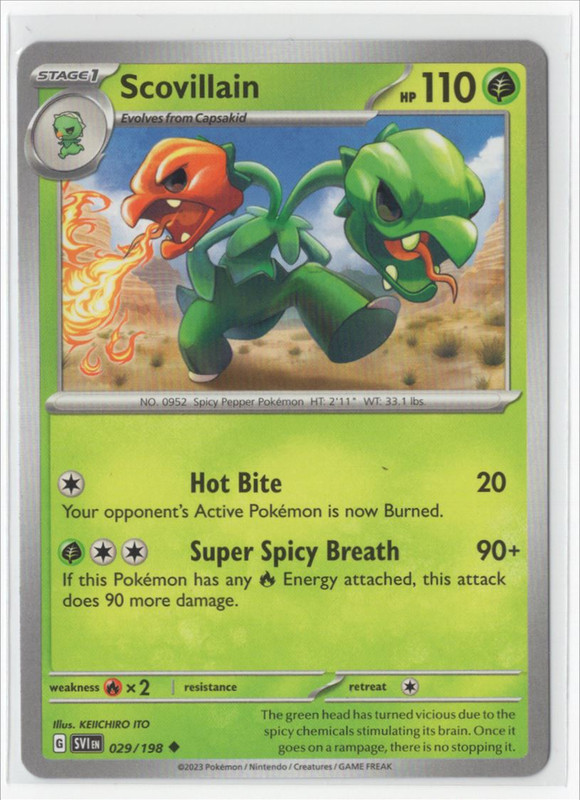 Pokemon Scarlet & Violet 029/198 Scovillain