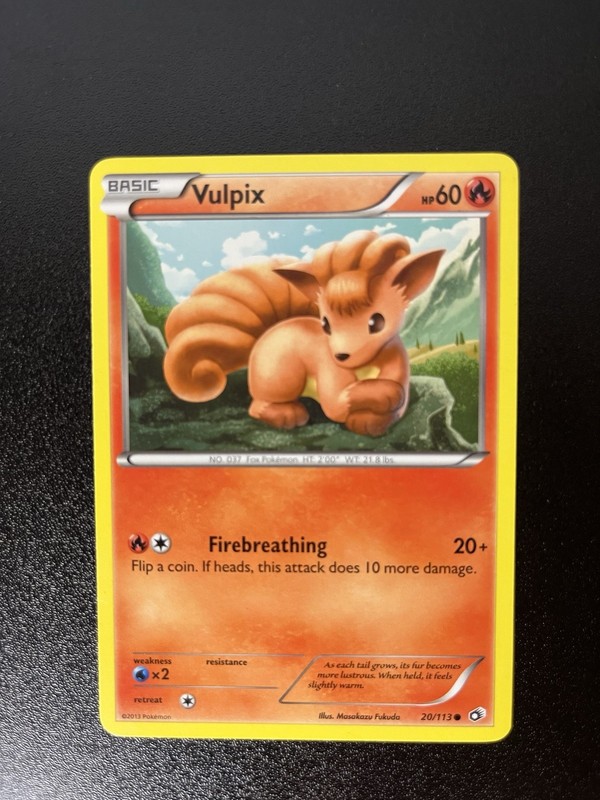 Vulpix 20/113 Legendary Treasures Regular gallery