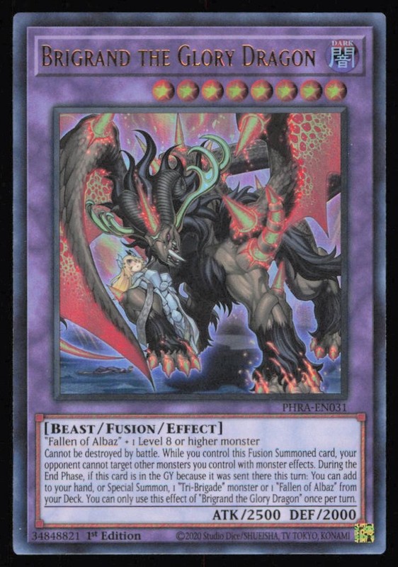 Phantom Rage #PHRA-EN031 Brigrand the Glory Dragon