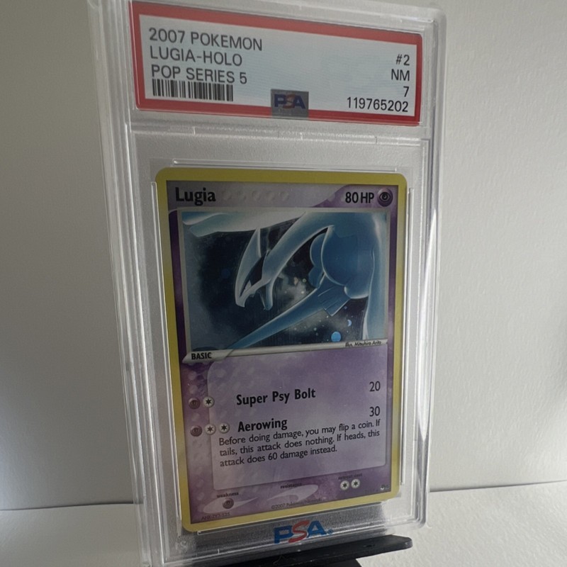 Pokémon Lugia 002/017 POP Series 5 Holo Rare PSA 7 Mitsuhiro Arita