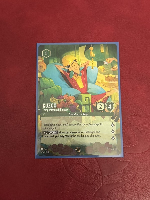 Kuzco – Temperamental Emperor Disney Lorcana Promo Card (DLPC) 8/C1 NON FOIL