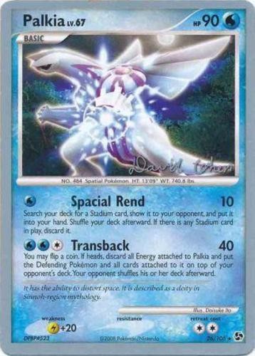 Lightly Played, English Pokemon Palkia – 26/106 – David Cohen – WCS 2009 World