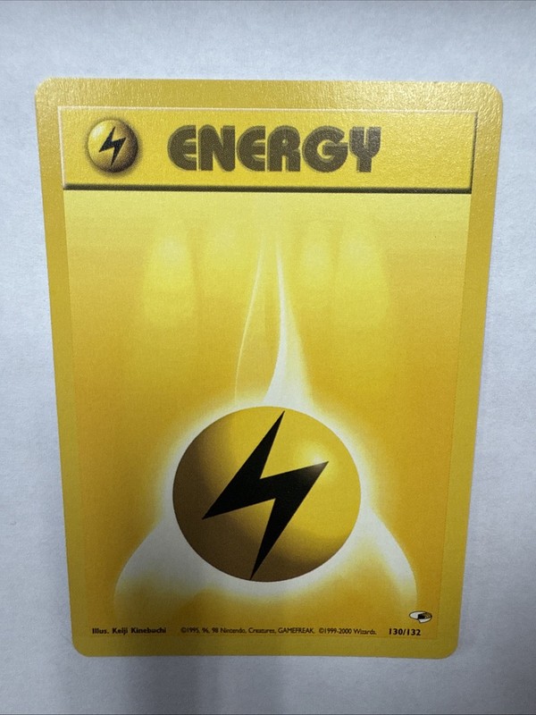 Pokémon Lightning Energy 130/132 Regular Basic Energy Card English