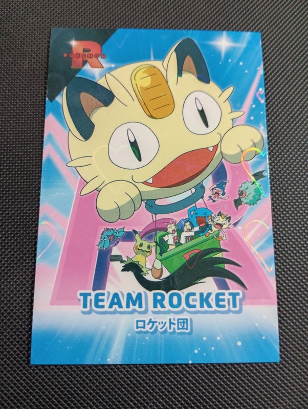 Pokemon Team Rocket Meowth #4 Heart Holo Rocket Card Database Set Peru