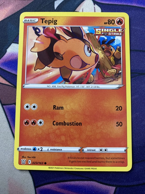 Pokemon TCG Battle Styles Tepig 023/163