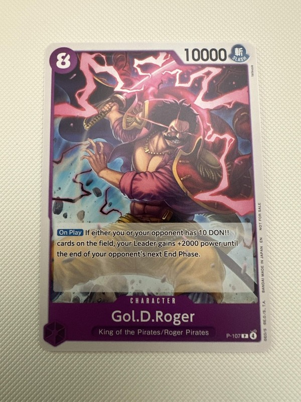 Gol.D.Roger (Store Tournament 2025 Vol. 4) [OP-PR – P-107] – NM TCG One Piece