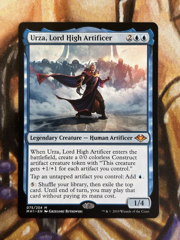 Urza, Lord High Artificer #75 (Regular) MTG Modern Horizons English – NM 🔥