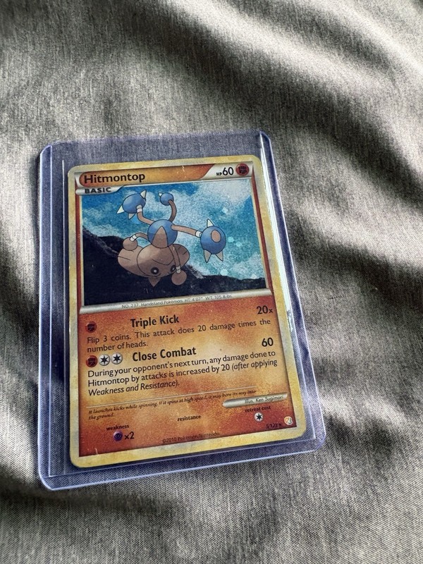 Hitmontop Holo Rare HeartGold SoulSilver Pokémon Card 5/123 HP