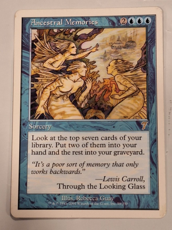 Ancestral Memories Seventh Edition Core Set Magic the Gathering MTG Nice!