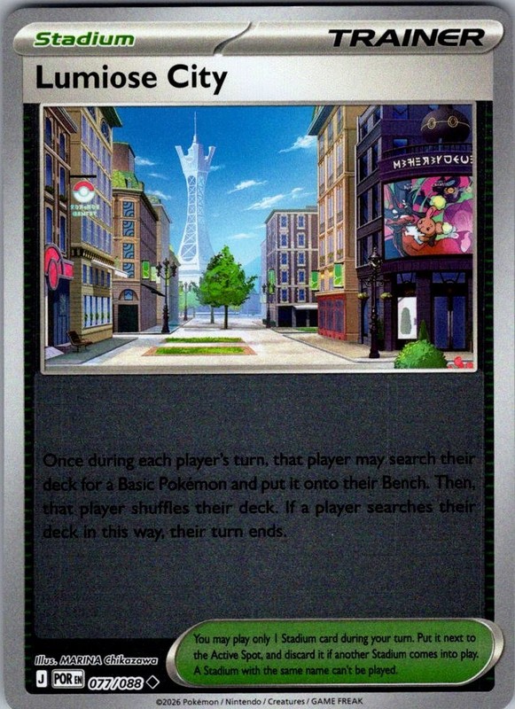 Lumiose City Perfect Order 077/088 Uncommon Reverse Holo Pokemon Near Mint