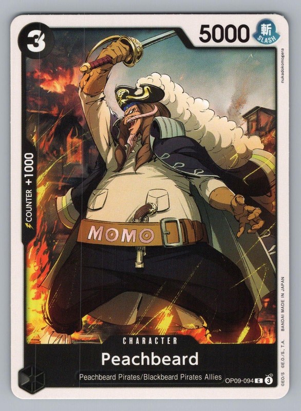 PEACHBEARD OP09-094 C ONE PIECE NM OP09 NUKADOKOMOGERA?}