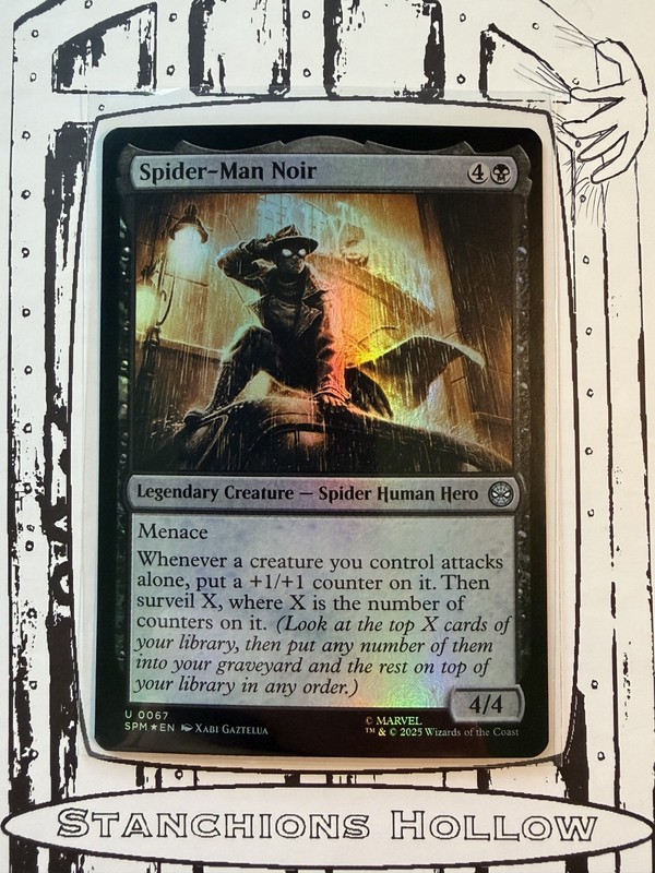 MTG Spider-Man Noir – Marvel’s Spider-Man (SPM) U 0067 NM *Foil*