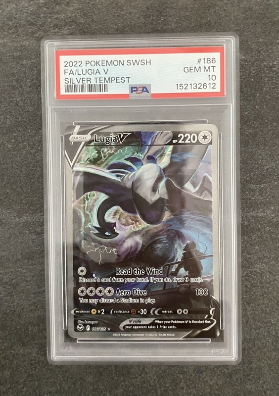 Lugia V #186 Silver Tempest PSA 10 English Pokemon 2022
