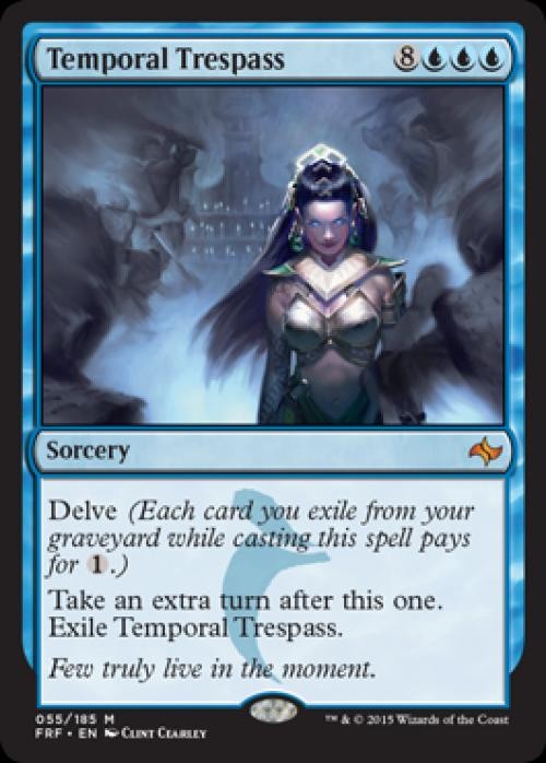 Temporal Trespass -Foil Light Play MTG Fate Reforged