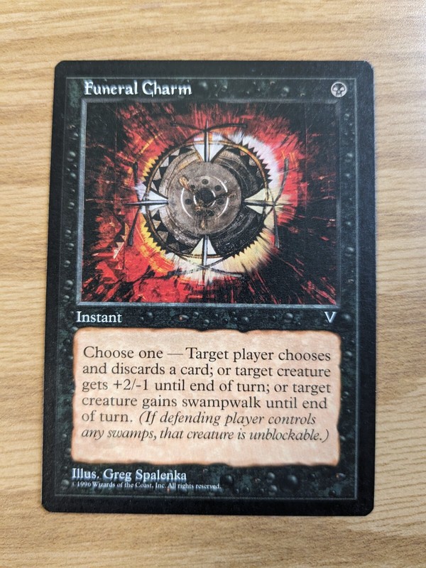 Funeral Charm – Magic The Gathering MTG Collectible Card game