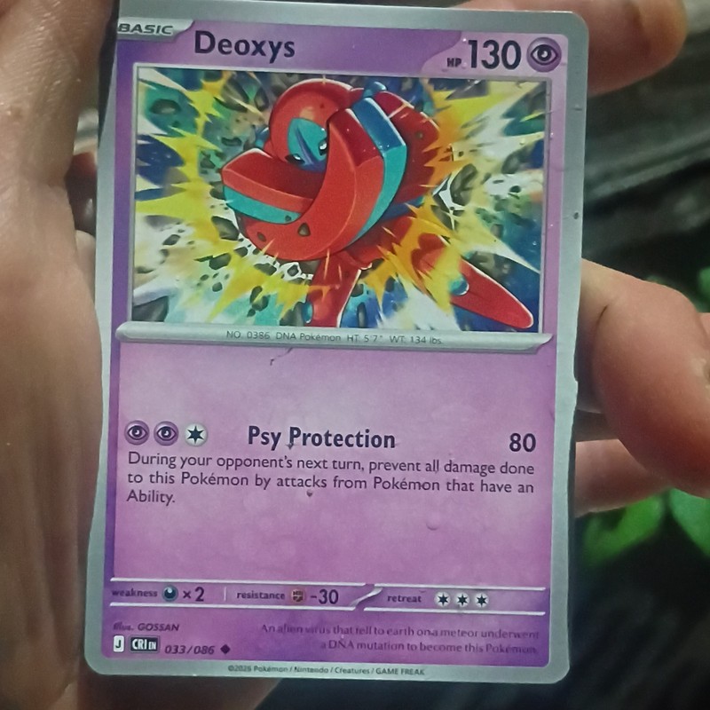 Pokemon TCG Deoxys 033/086 Astral Radiance Eng Basic Psychic Rare Holo