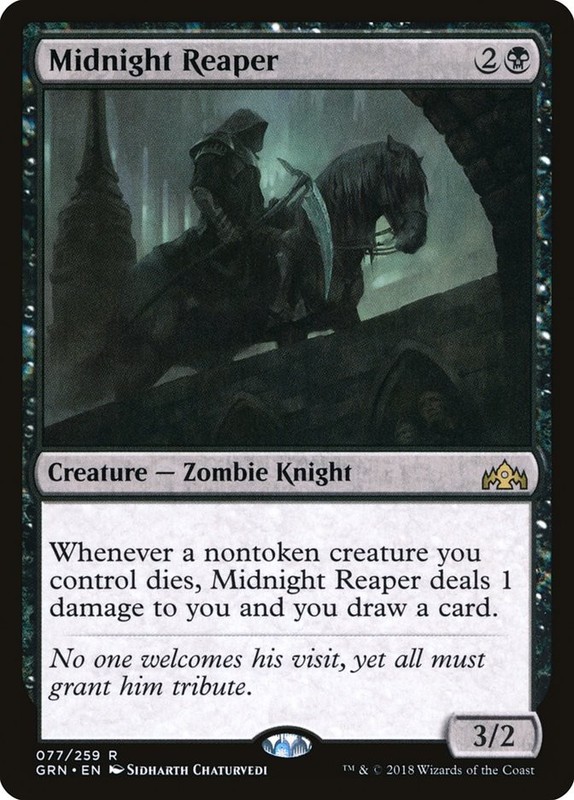 MTG Midnight Reaper Guilds of Ravnica #77 Rare Magic The Gathering